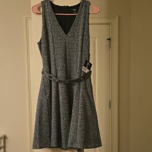 Simply Vera Vera Wang‎ Charcoal and Black Mini Dress